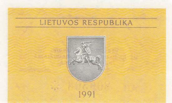 Litauen p29b 0,10 Talonas 1991